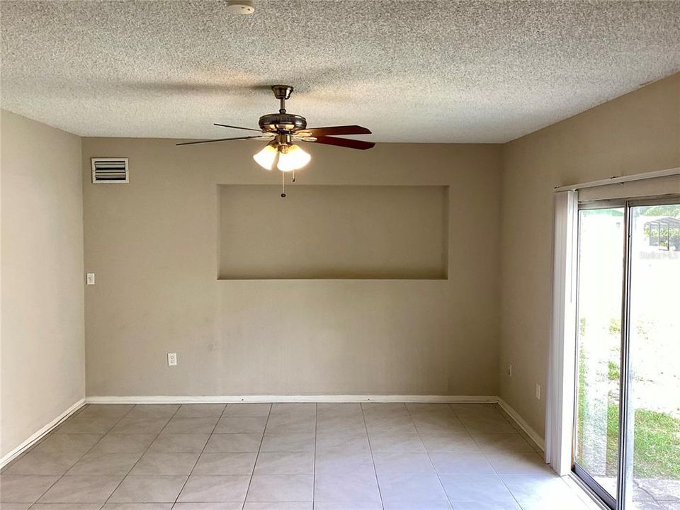 Family room off the kitchen