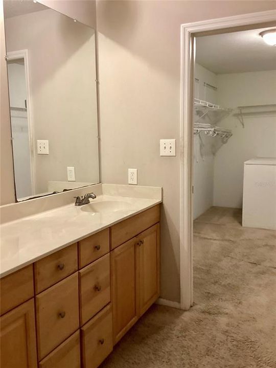 Primary bath and closet