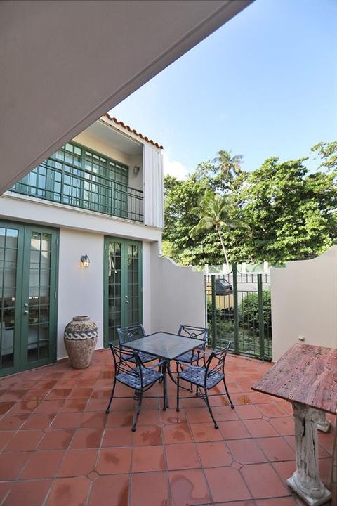 Interior courtyard