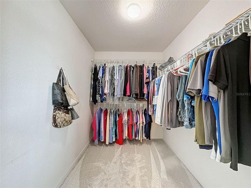 Large walk in Master closet