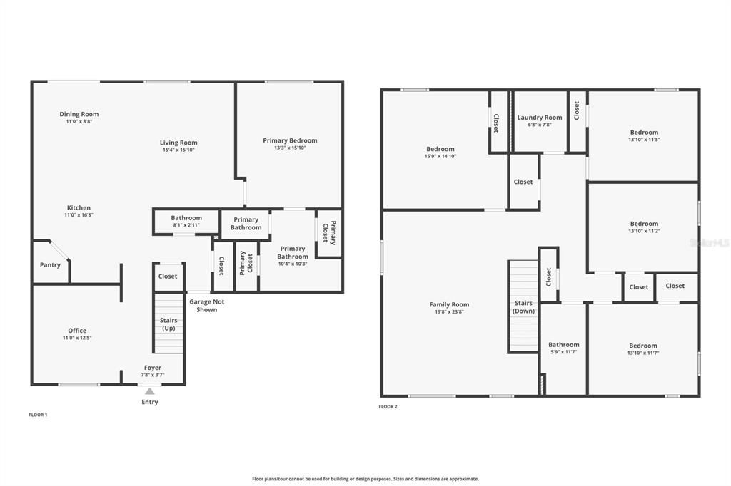 Downstairs & Upstairs Floor Plan