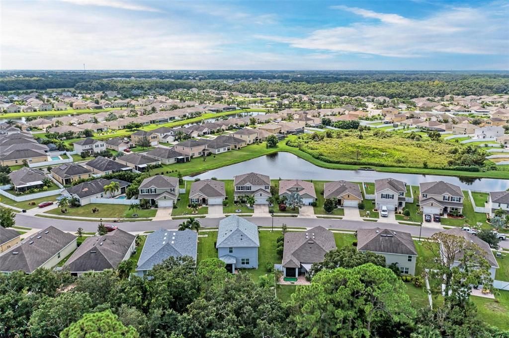 Aerial photo of home