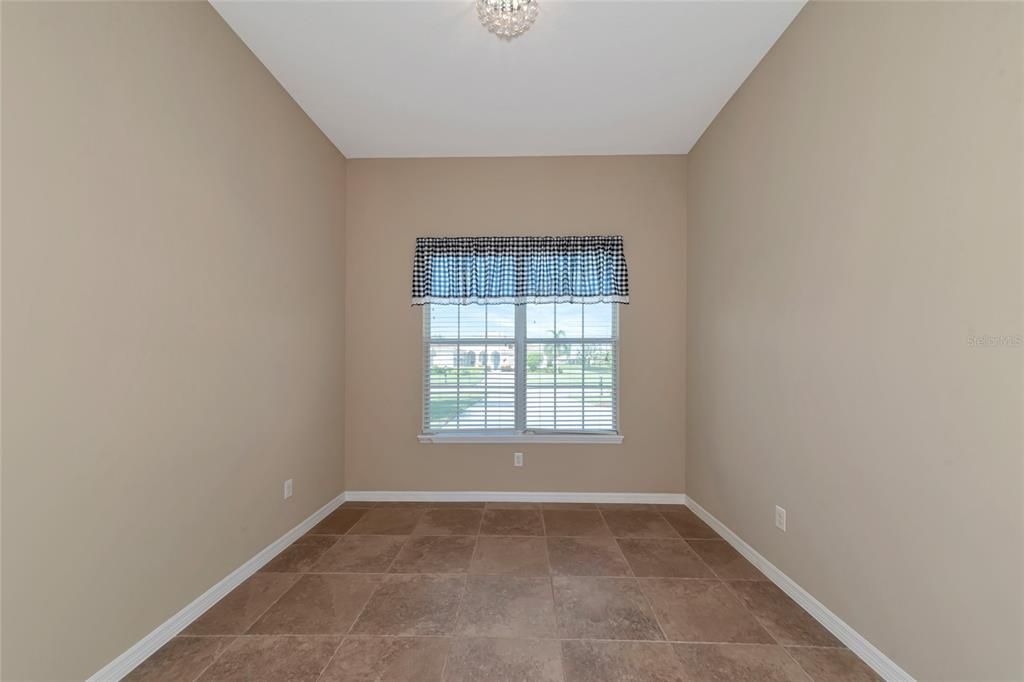 Home Office w/ Ceramic Tile Flooring