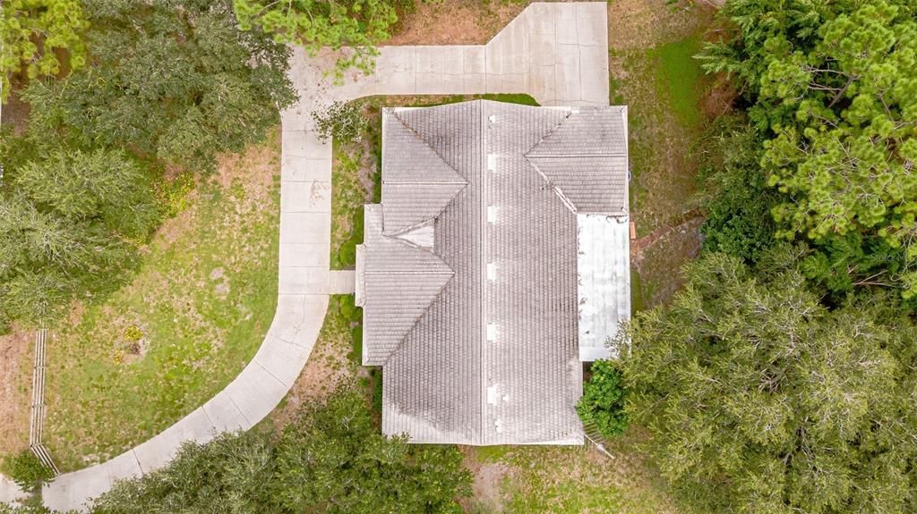 Aerial of Concrete Tile Roof