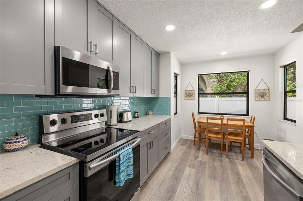 Ample counter space for the chef in the house