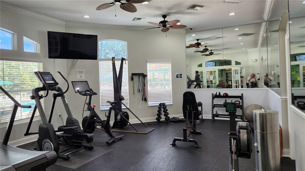 Gym at clubhouse