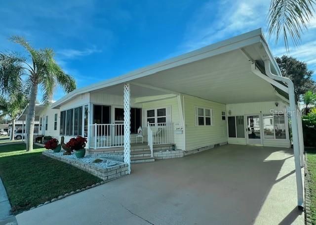 Extended carport