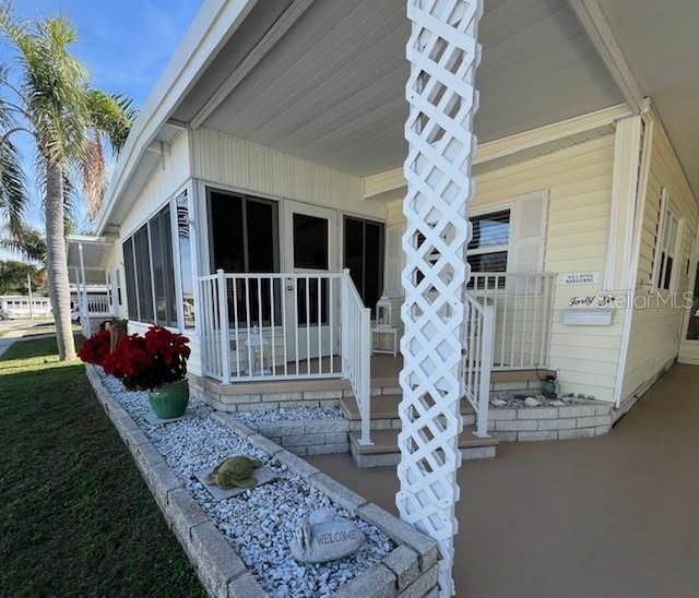 Front open porch