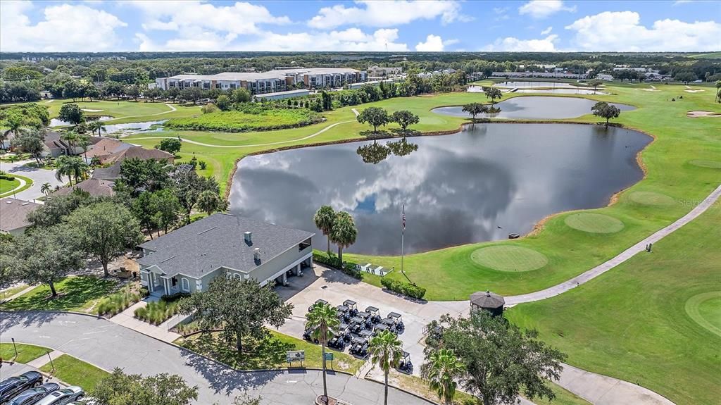 Aerial View of Bar & Grill