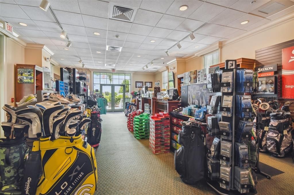 Fully stocked Pro-Shop~