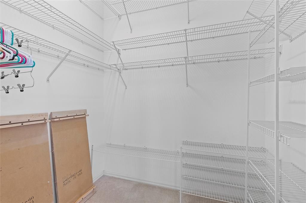 2 WALK-IN CLOSETS IN MST. BEDROOM