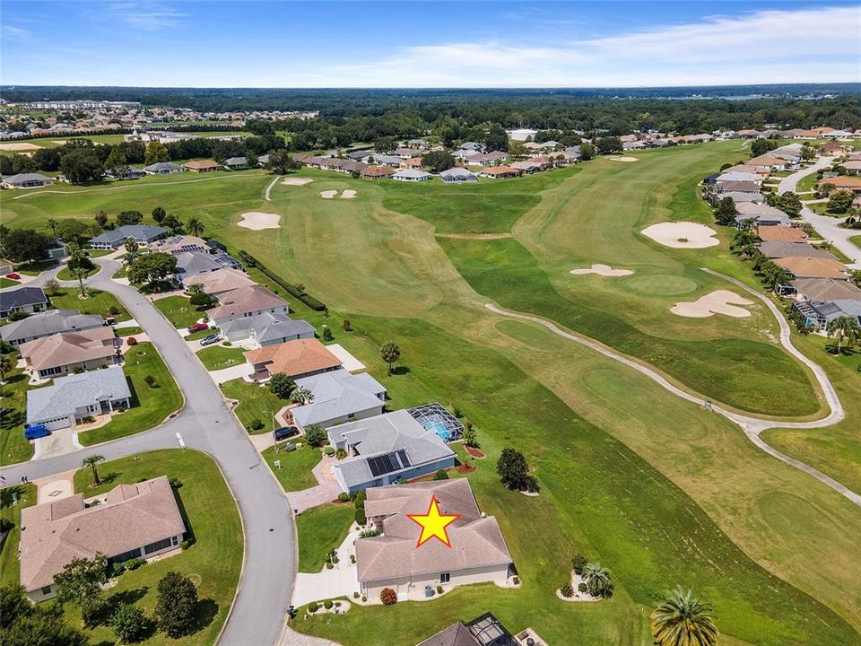 ARIEL VIEW WITH GOLF COURSE