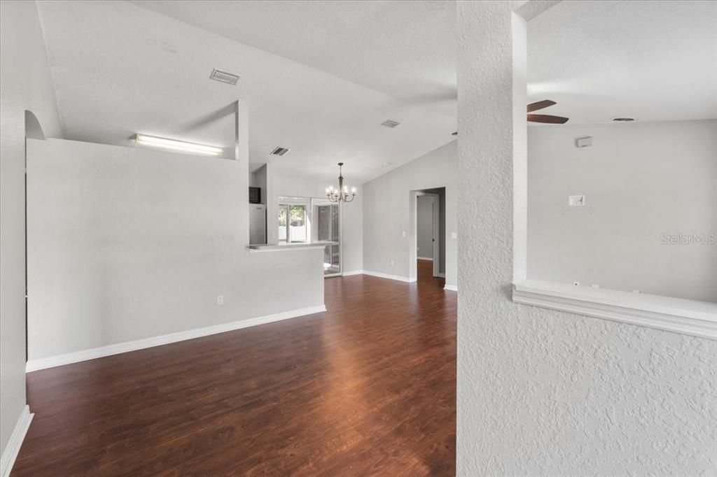 Entrance into living area