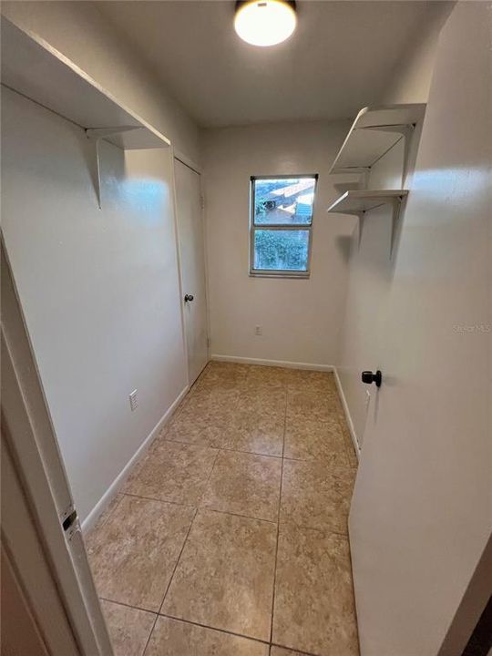 Oversized pantry off kitchen