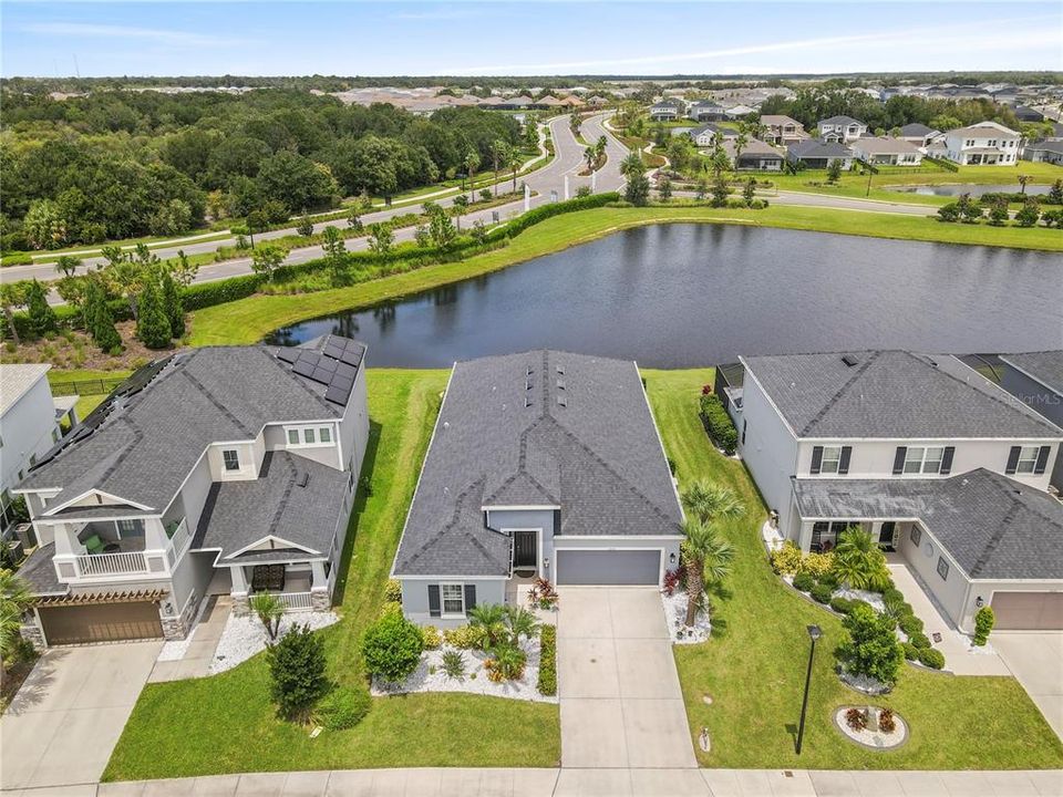 Aerial View of the house