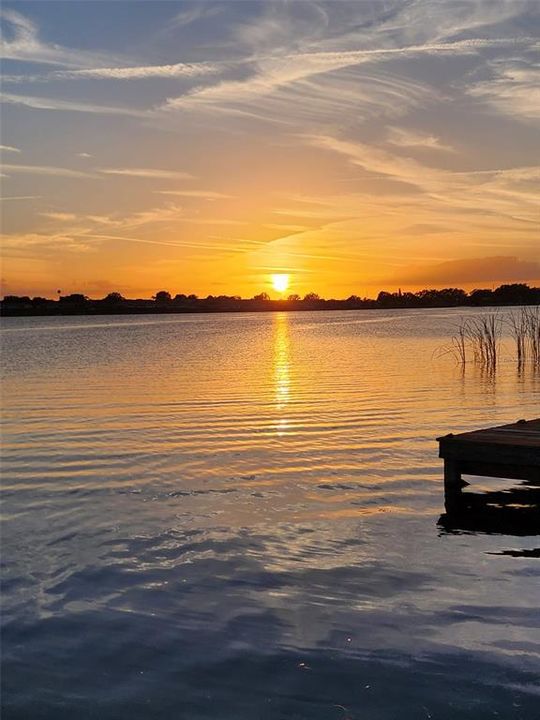 Sunsets from the dock