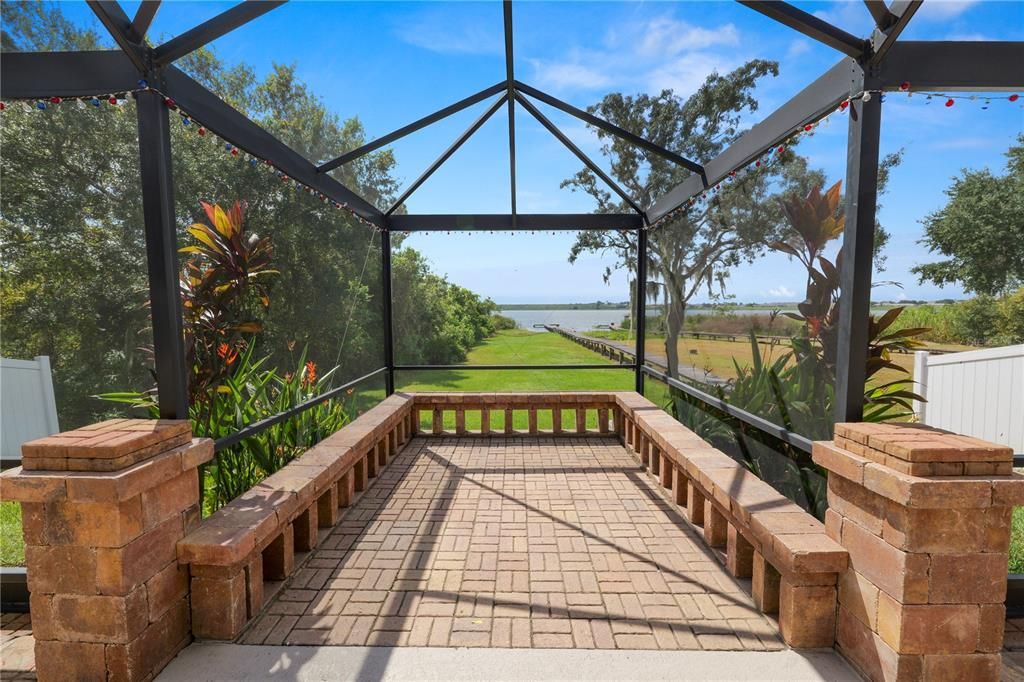 Screened in Back Patio