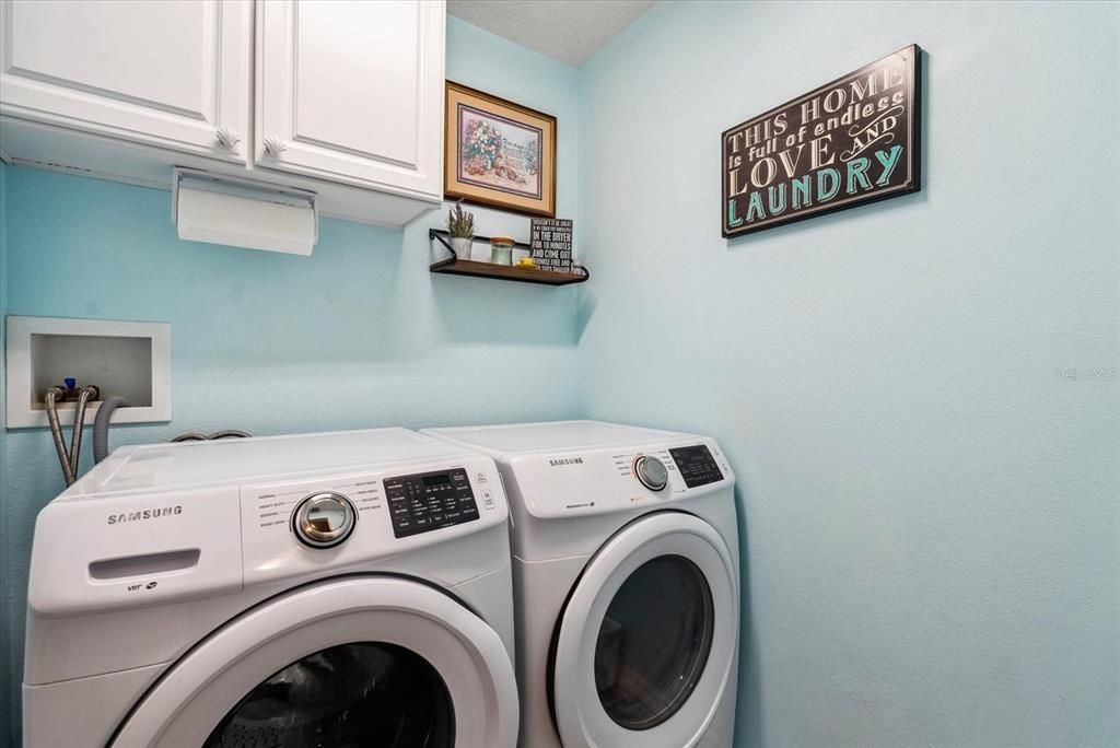 Laundry room.