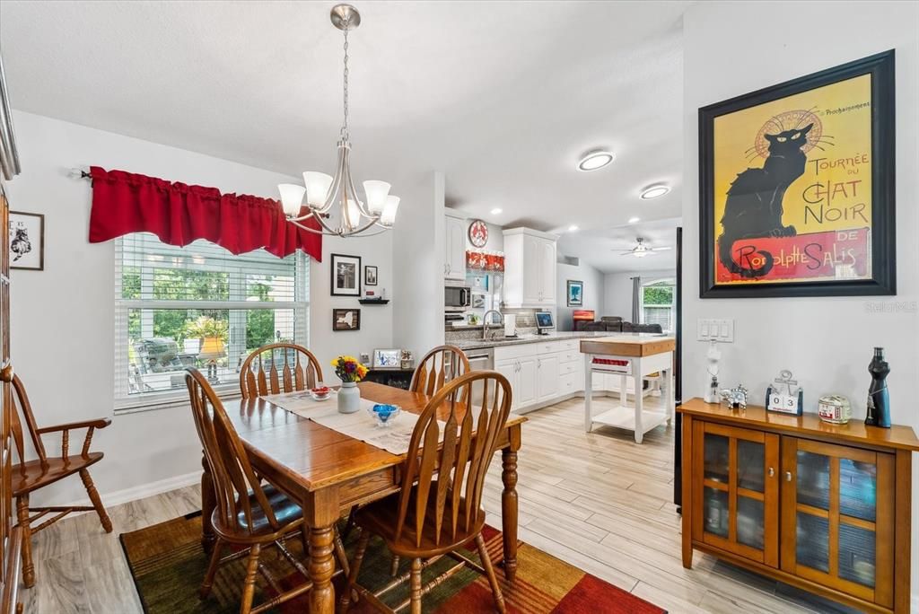 Dining room area.