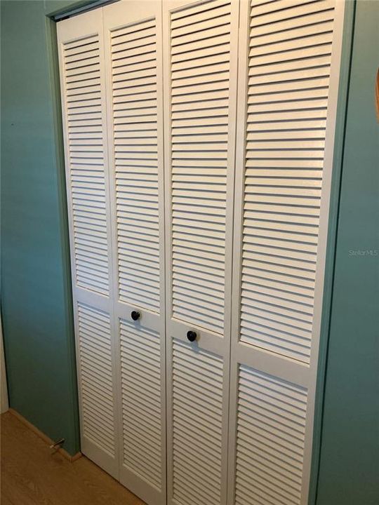 Entry closet - tons of storage!