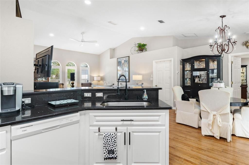 Kitchen with Granite Countertops