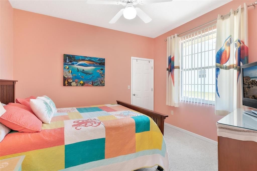 Bedroom Three with large Walk-in Closet