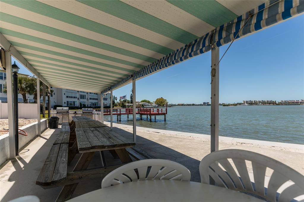 Grilling area at Clubhouse.