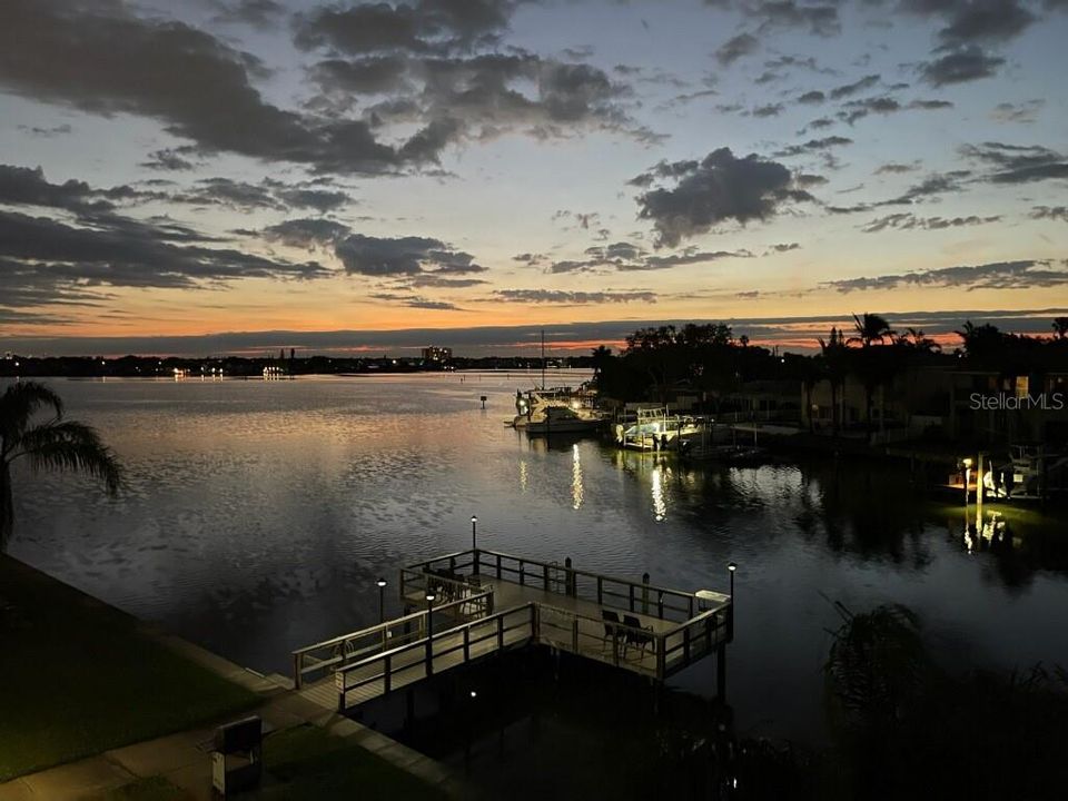 Pier after sunset.