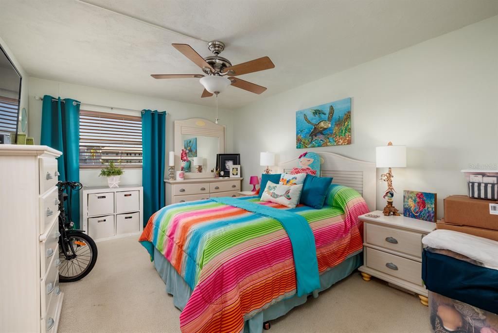 2nd bedroom with bay views.