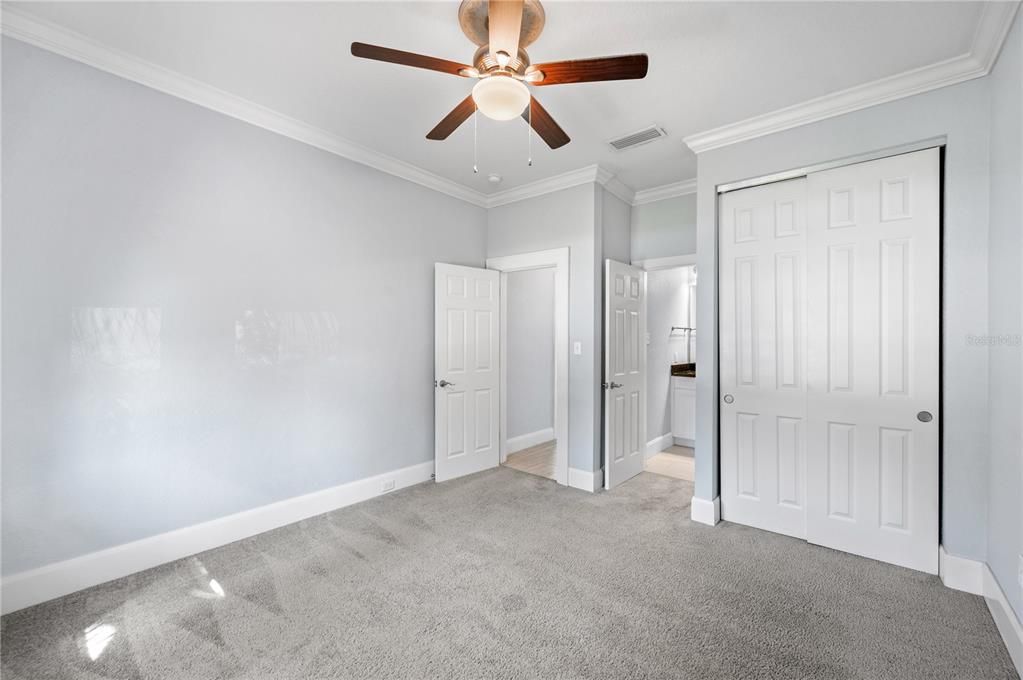 Primary ensuite bedroom at the front of the home