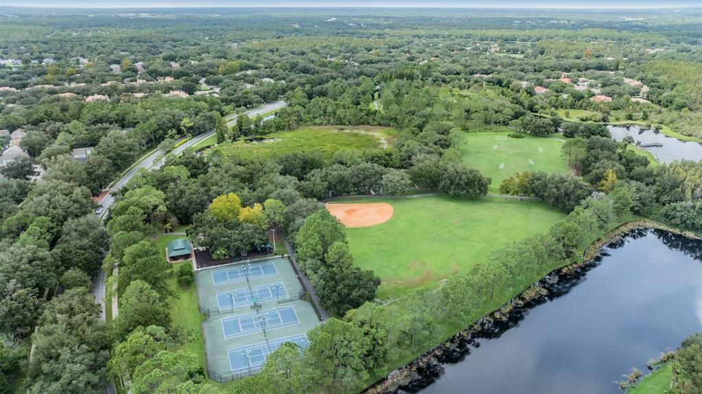 Community Tennis Courts/Baseball Field/Soccer Field/Playground