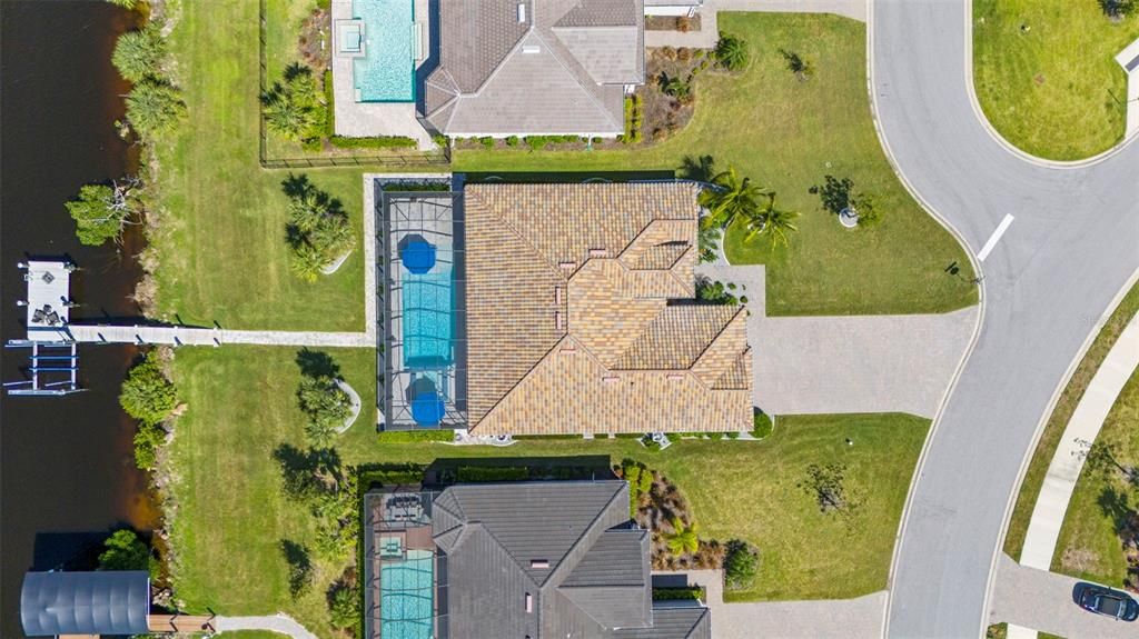 Overhead view of this amazing property!