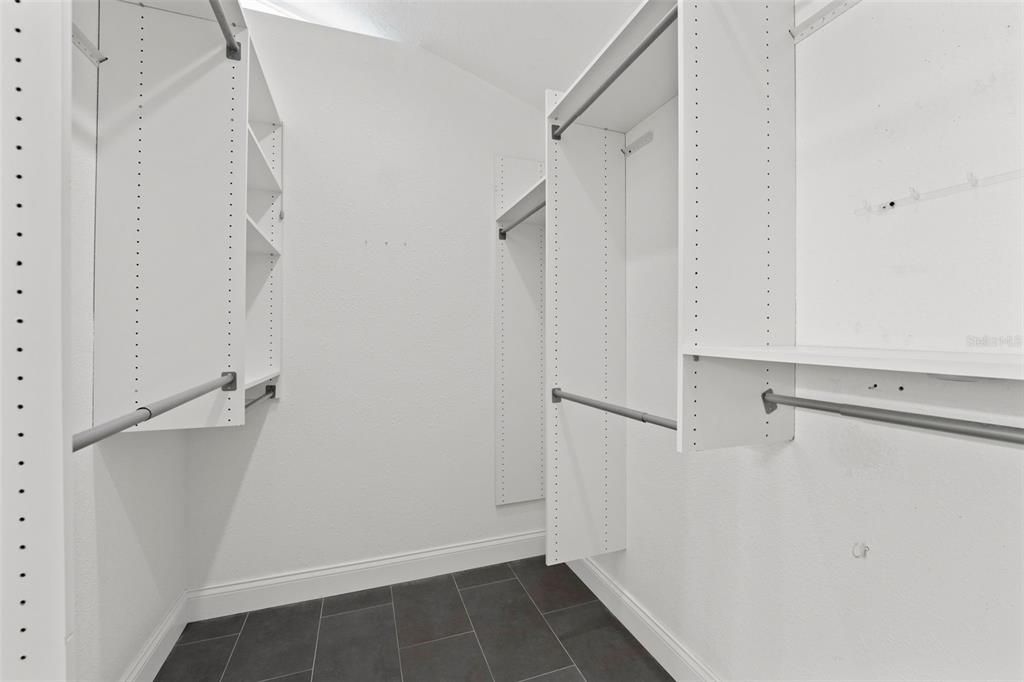 Primary walk in closet