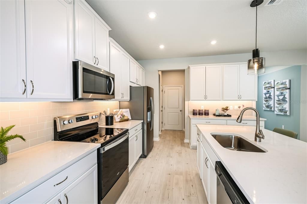 Model Kitchen at a Different Model, Same Floor Plan