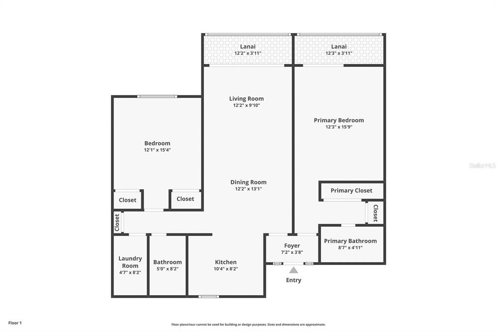 For Sale: $295,000 (2 beds, 2 baths, 1114 Square Feet)