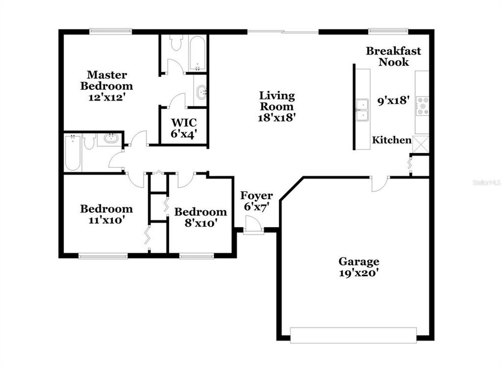 For Rent: $1,695 (3 beds, 1 baths, 1180 Square Feet)