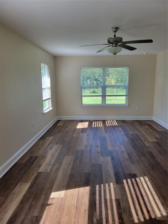 Primary bedroom with great view of lake