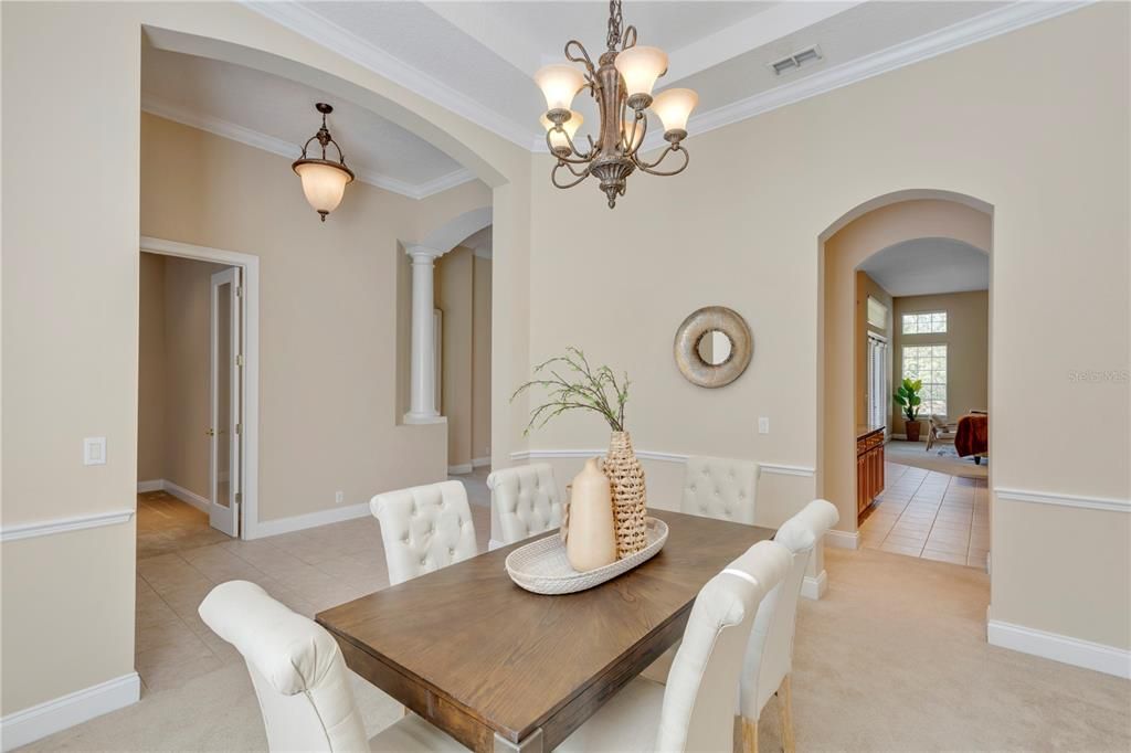 Dining Room to right of foyer