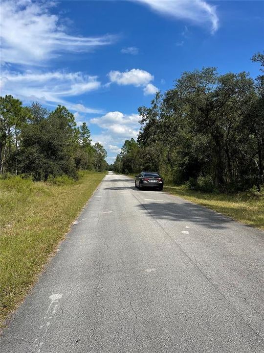 The Street in front of the lot1