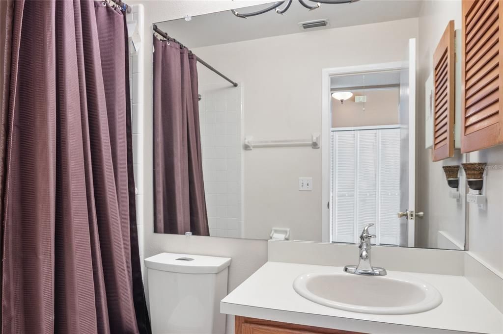 Guest Bathroom with Tub and Shower Combo