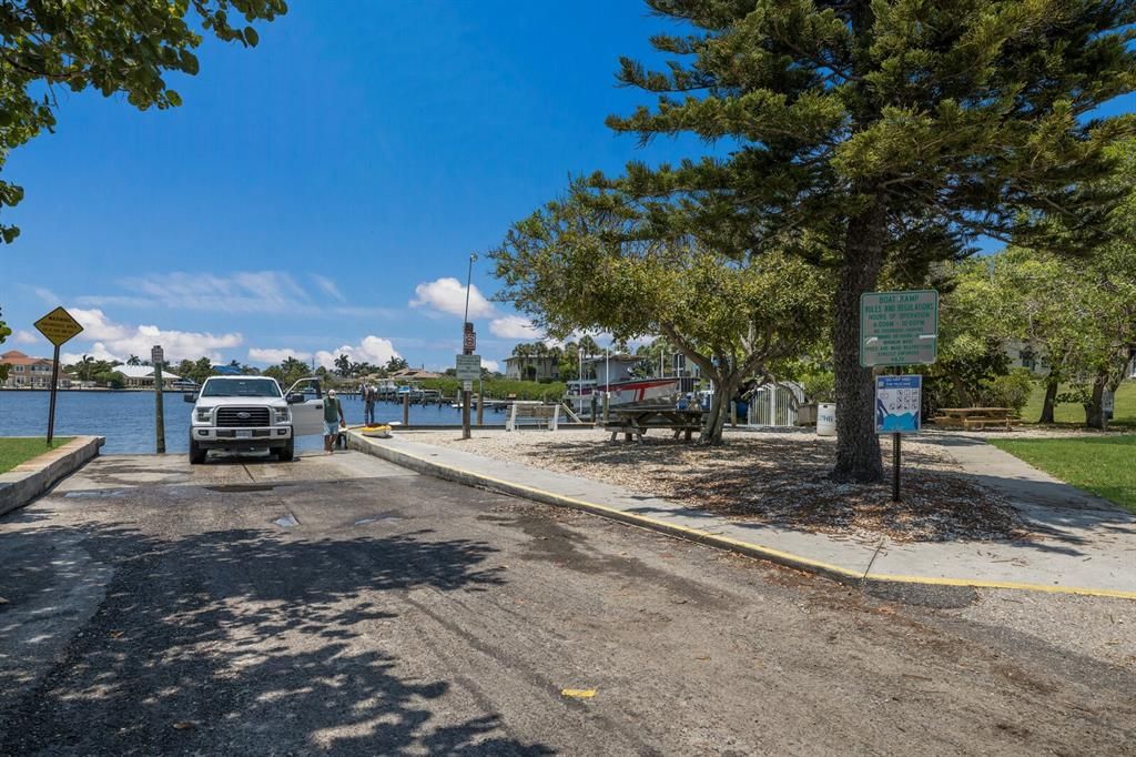 Boat Ramp down the street