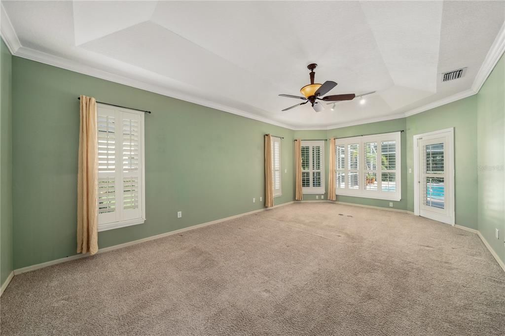 Primary Bedroom with direct access to the lanai