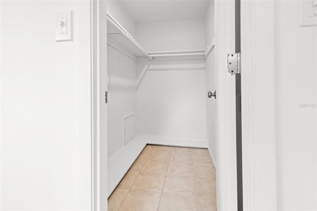 Master BR walk in closet