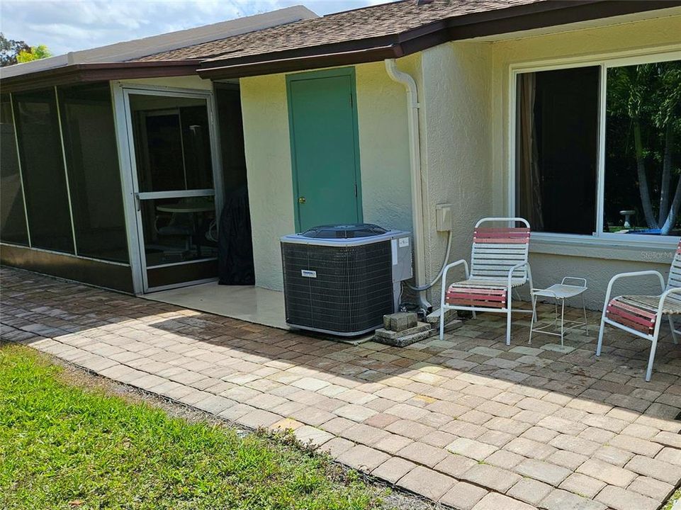 Back yard patio