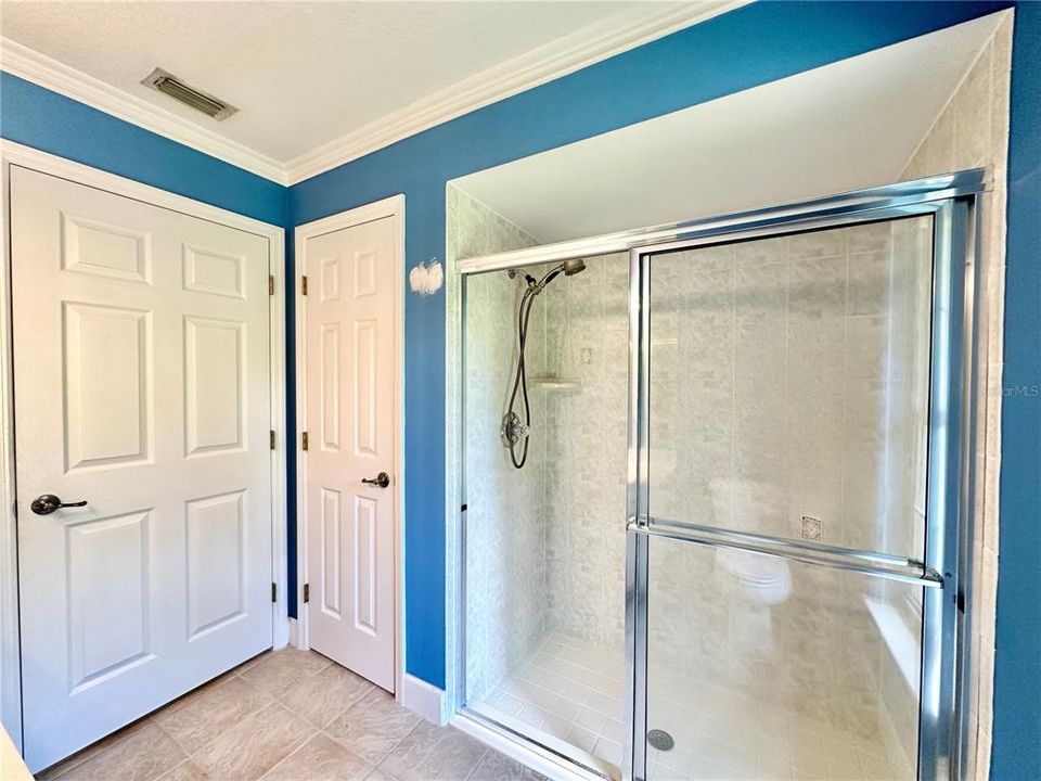 Hall Bathroom with linen closet