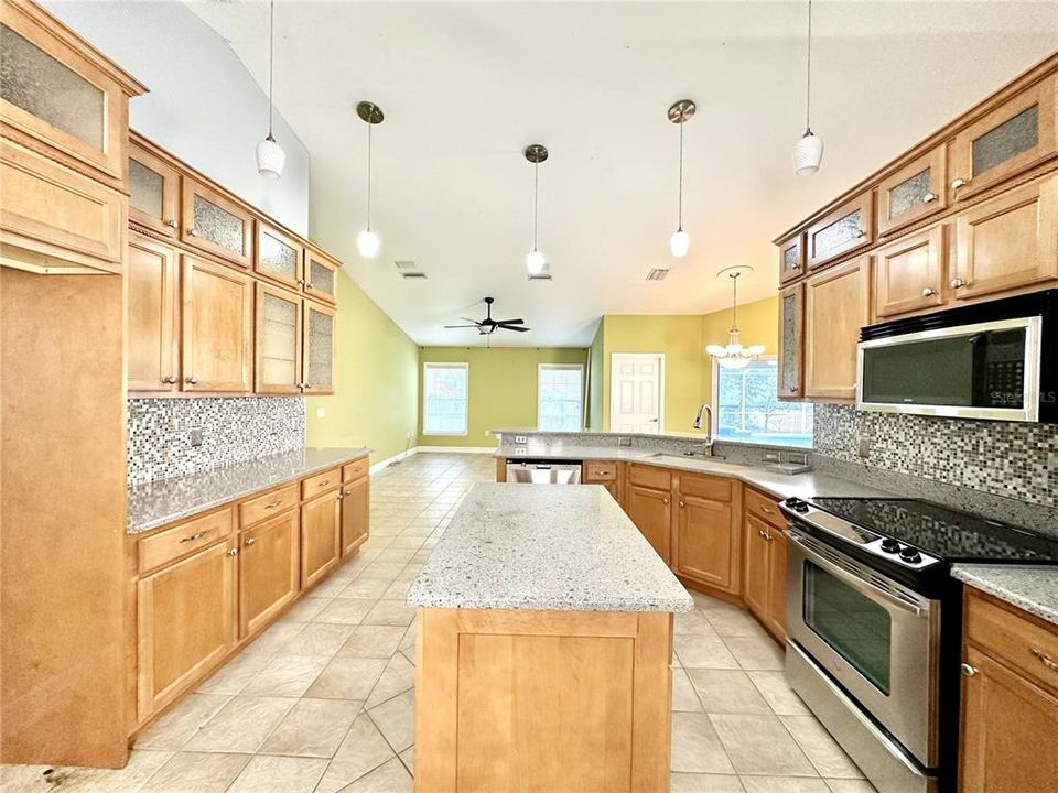 From the Formal Dining room into the kitchen