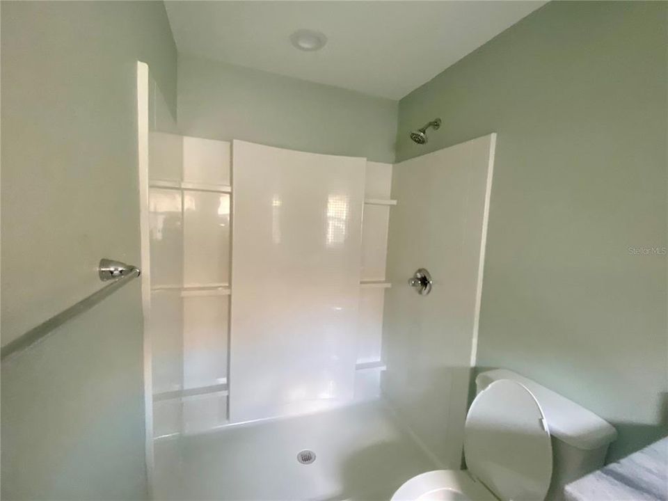 Primary bath walk-in shower