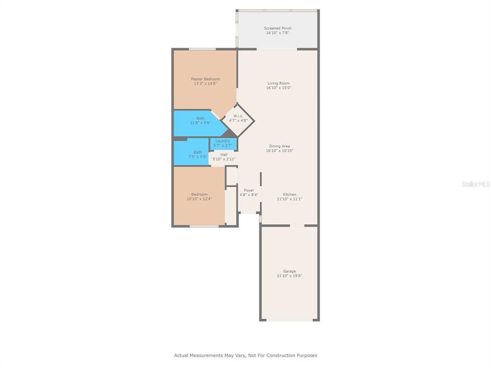 For Sale: $220,000 (2 beds, 2 baths, 1166 Square Feet)