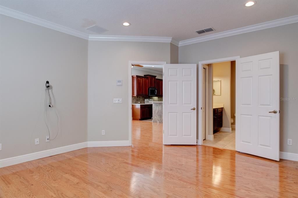 Primary Bedroom opens to the Family Room