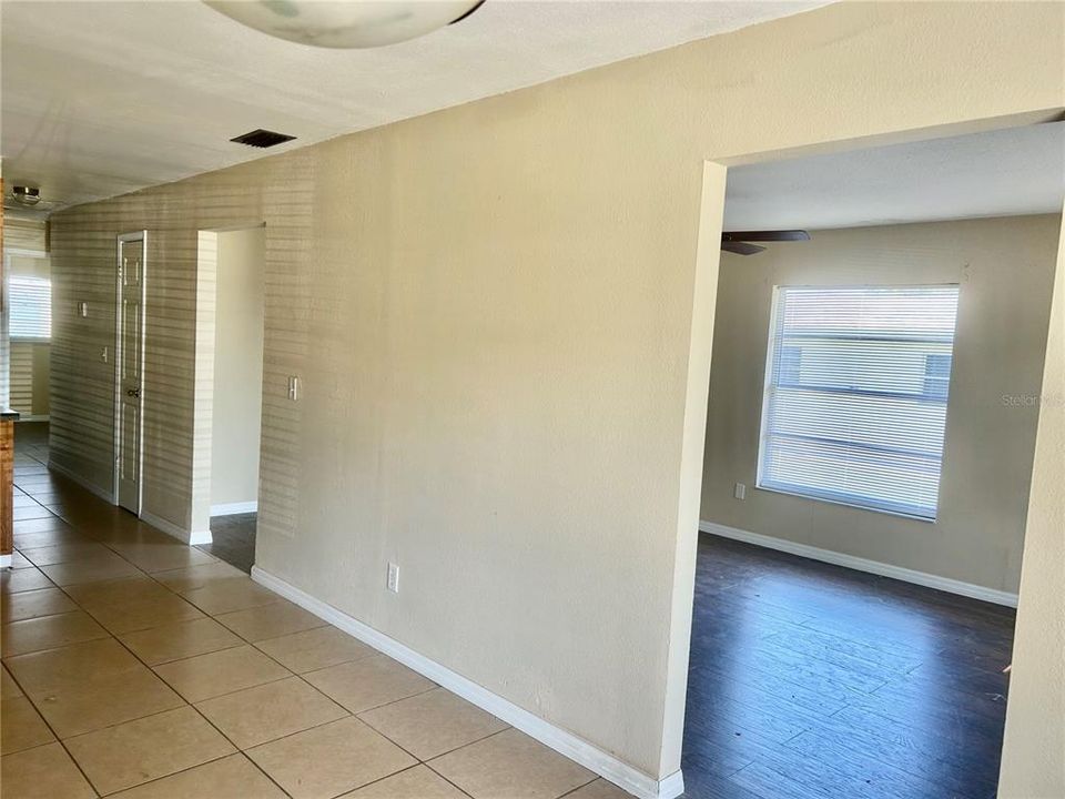 Dining room looking to living room